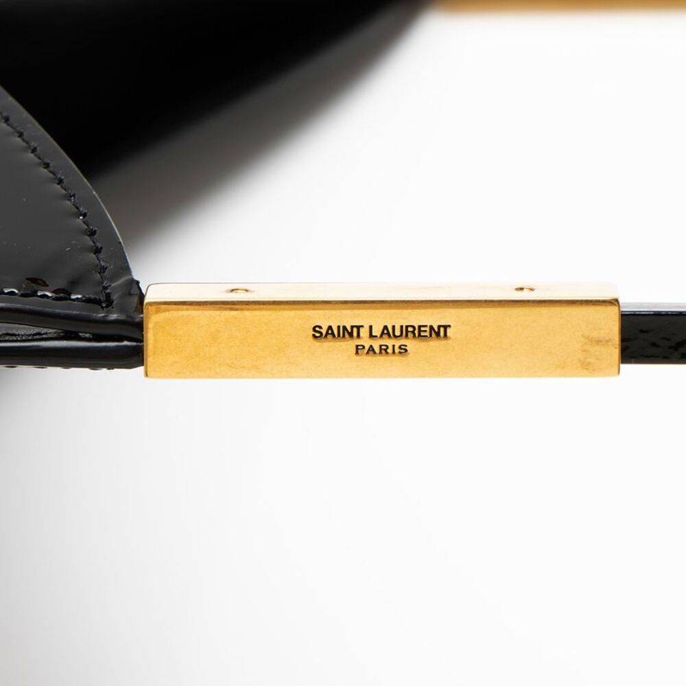 Saint Laurent Patent Leather Sadie Shoulder Bag - Picture 10 of 10